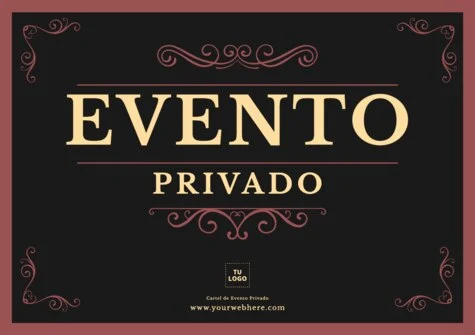 Edita un letrero Privado