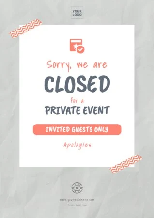 Edit a Private poster