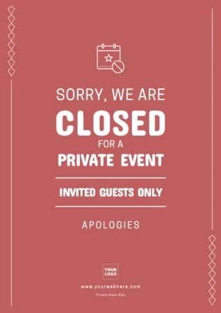 Edit a Private poster