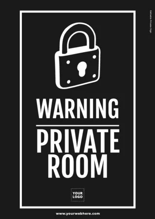 Edit a Private poster