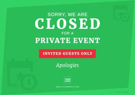 Edit a Private poster