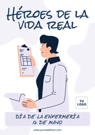 Edita un flyer del Día Internacional de los Enfermeros