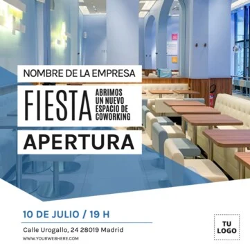 Crear diseños para tu inauguración