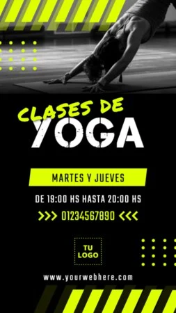 Editar una plantilla de Yoga o Pilates