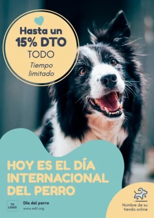 Edita un banner del Día de los Perros