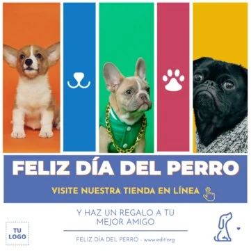 Edita un banner del Día de los Perros