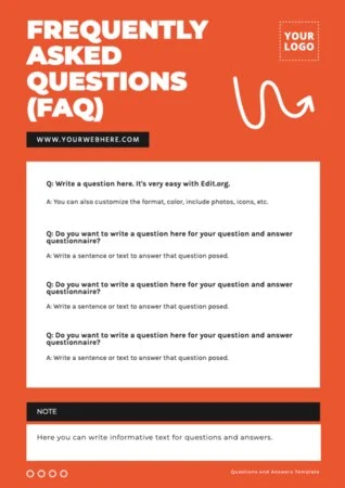 Edit a Q&A sheet template