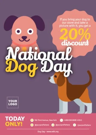 Edit a Dog Day design