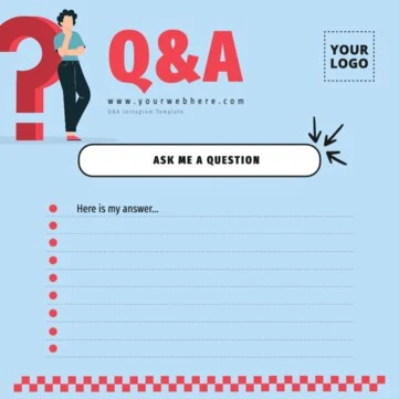 Edit a Q&A sheet template
