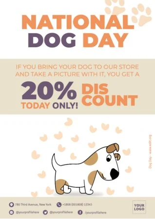 Edit a Dog Day design