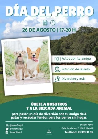 Edita un banner del Día de los Perros