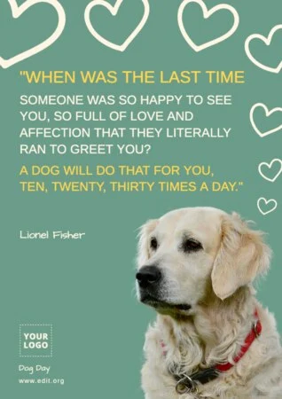 Edit a Dog Walker flyer