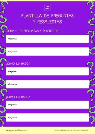 Edita una plantilla de FAQs