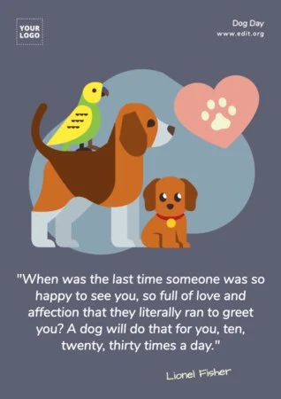 Edit a Dog Walker flyer