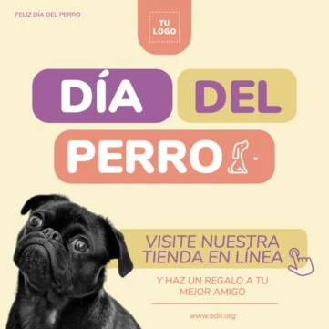 Edita un banner del Día de los Perros