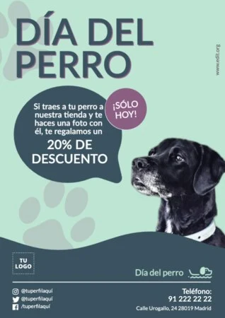 Edita un banner del Día de los Perros