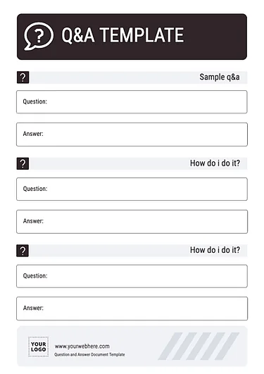 Custom Questions Answers Templates Custom Questions Answers Templates
