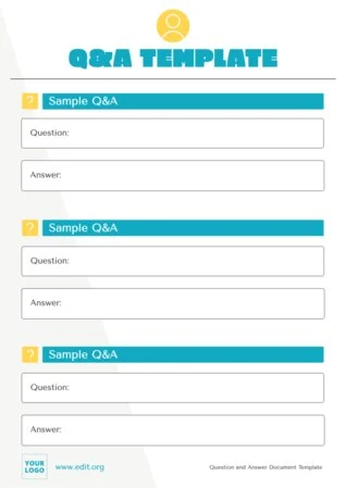Edit a Q&A sheet template
