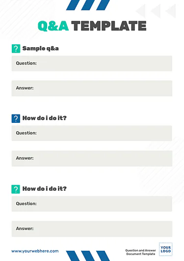 Custom Questions Answers Templates Custom Questions Answers Templates