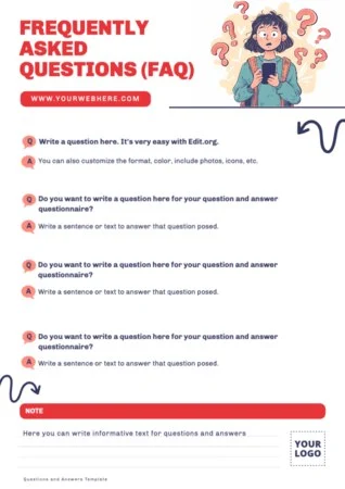 Edit a Q&A sheet template
