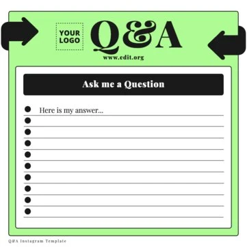 Edit a Q&A sheet template