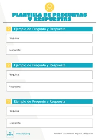 Edita una plantilla de FAQs