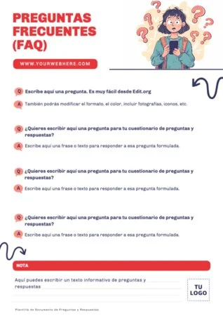 Edita una plantilla de FAQs