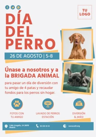 Edita un banner del Día de los Perros