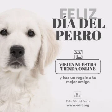 Edita un banner del Día de los Perros