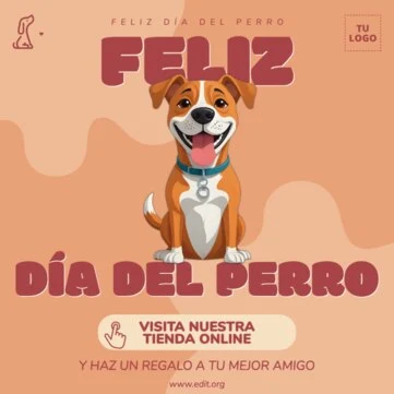 Edita un banner del Día de los Perros