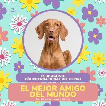 Edita un banner del Día de los Perros