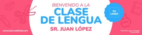 Edita una portada de Google Classroom