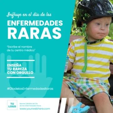 Edita un flyer sobre Enfermedades Raras