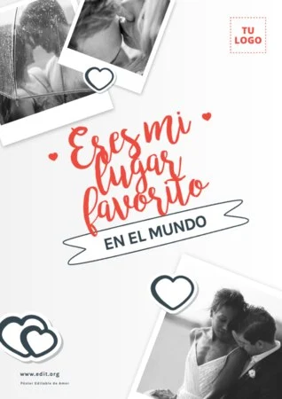 Edita una tarjeta de amor online