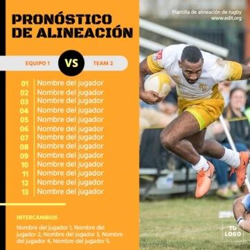 Edita un banner de Rugby