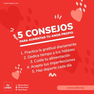 Edita una tarjeta de amor online