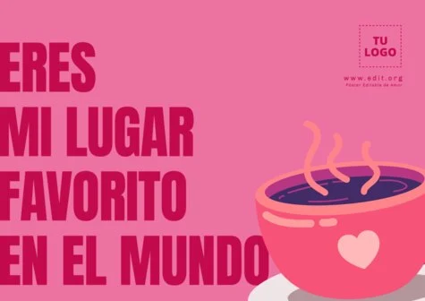 Edita una tarjeta de amor online