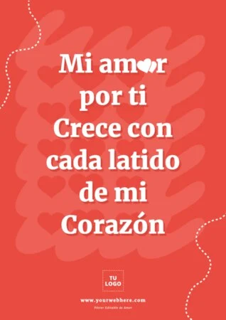 Edita una tarjeta de amor online