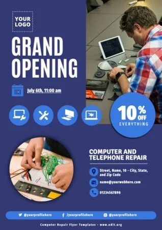 Edit a PC repair banner