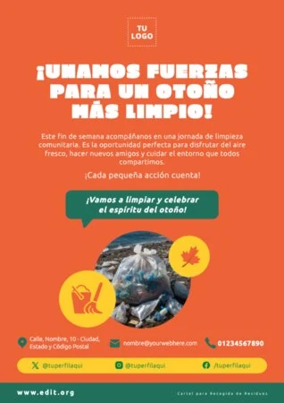 Edita una Tarjeta de otoño