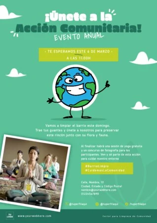 Edita un flyer de Cleanup