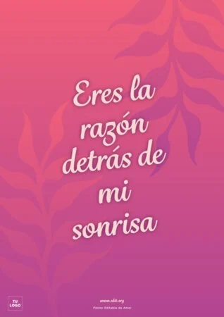 Edita una tarjeta de amor online