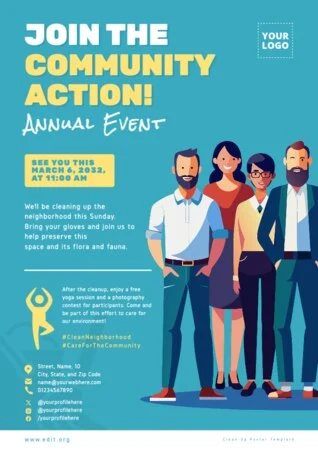 Edit a Cleanup flyer