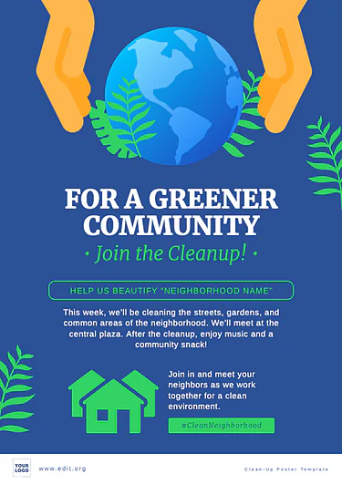 Edit a Cleanup flyer