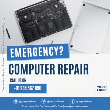 Edit a PC repair banner