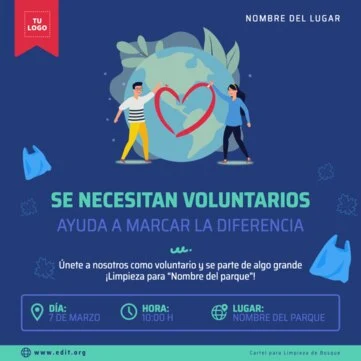 Edita un flyer de Cleanup