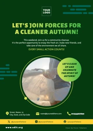 Edit a Cleanup flyer