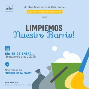 Edita un flyer de Cleanup