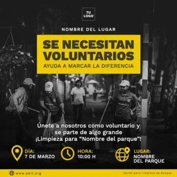 Edita un flyer de Cleanup