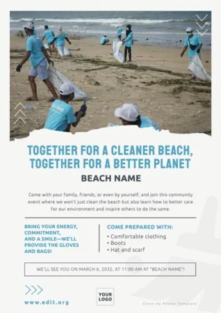 Edit a Cleanup flyer